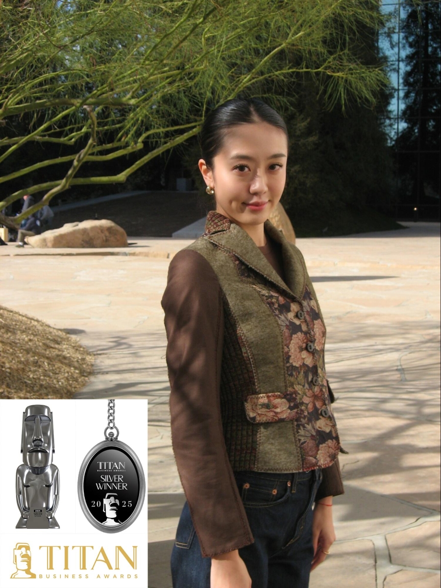 Daisy Huang Awarded Silver at the 2025 Titan Business Awards for Creative Sushi Branding