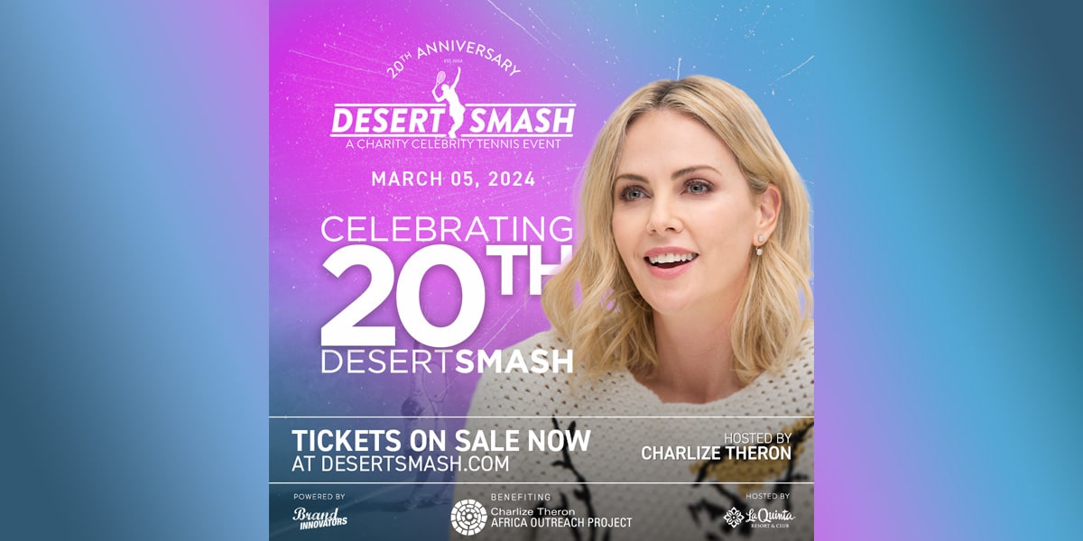 Charlize Theron to Host Desert Smash 2024 to Benefit The Charlize