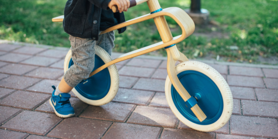How to Start Teaching a Toddler How to Ride a Bike