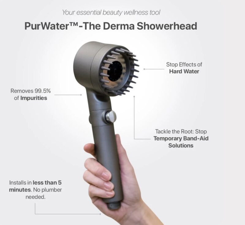 Purwater Filtered Shower Head: Rethinking Shower Filtration for Healthier Skin and Hair