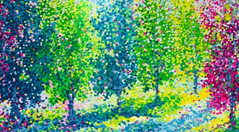 Semadar, Creator of the Neo-Pointillism Technique, Exhibits at the LA Art Show