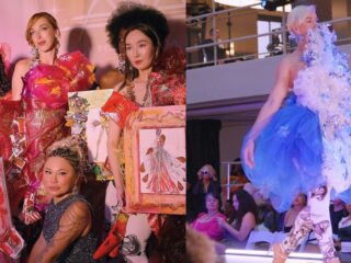 “Your Art Has Been Served”: Olga Amraie Presents Dina Kabdolla’s Groundbreaking Eco-Couture Collection at the LA Fashion Show