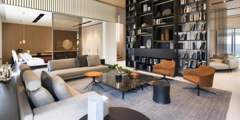 Interior Designers Are Loving Patterned Grasscloth and Beige Wallpaper for Calm Luxury Spaces