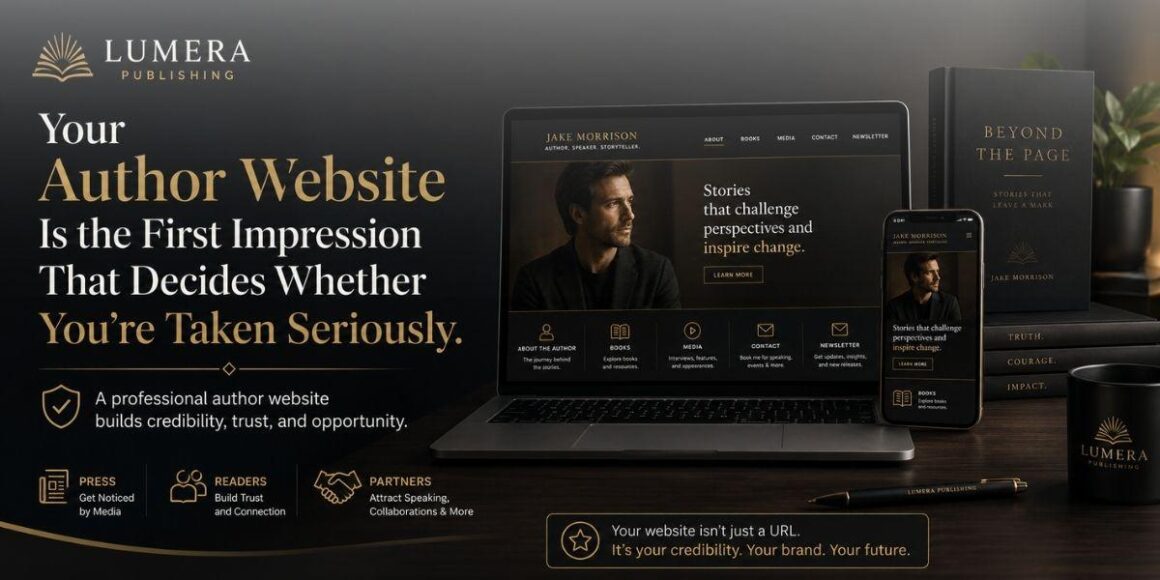 Your Author Website Is the First Impression That Decides Whether You're Taken Seriously