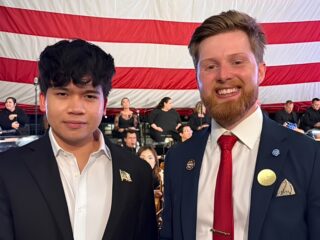 Luke Erickson and Immanuel Portus Bring Reagan's Story to Life Through a Historic Symphony Under Air Force One