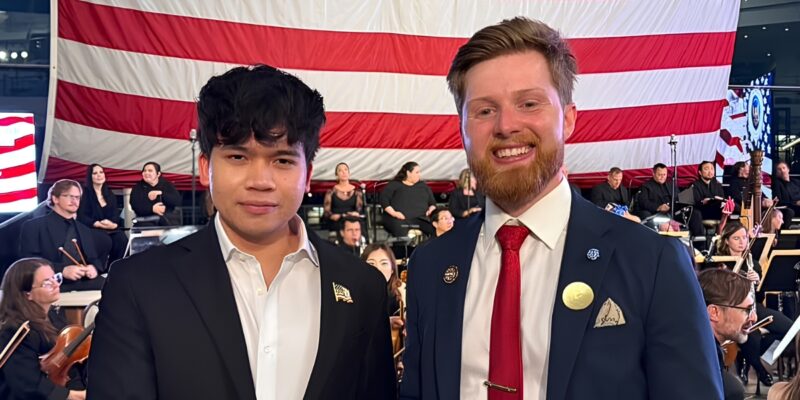 Luke Erickson and Immanuel Portus Bring Reagan's Story to Life Through a Historic Symphony Under Air Force One