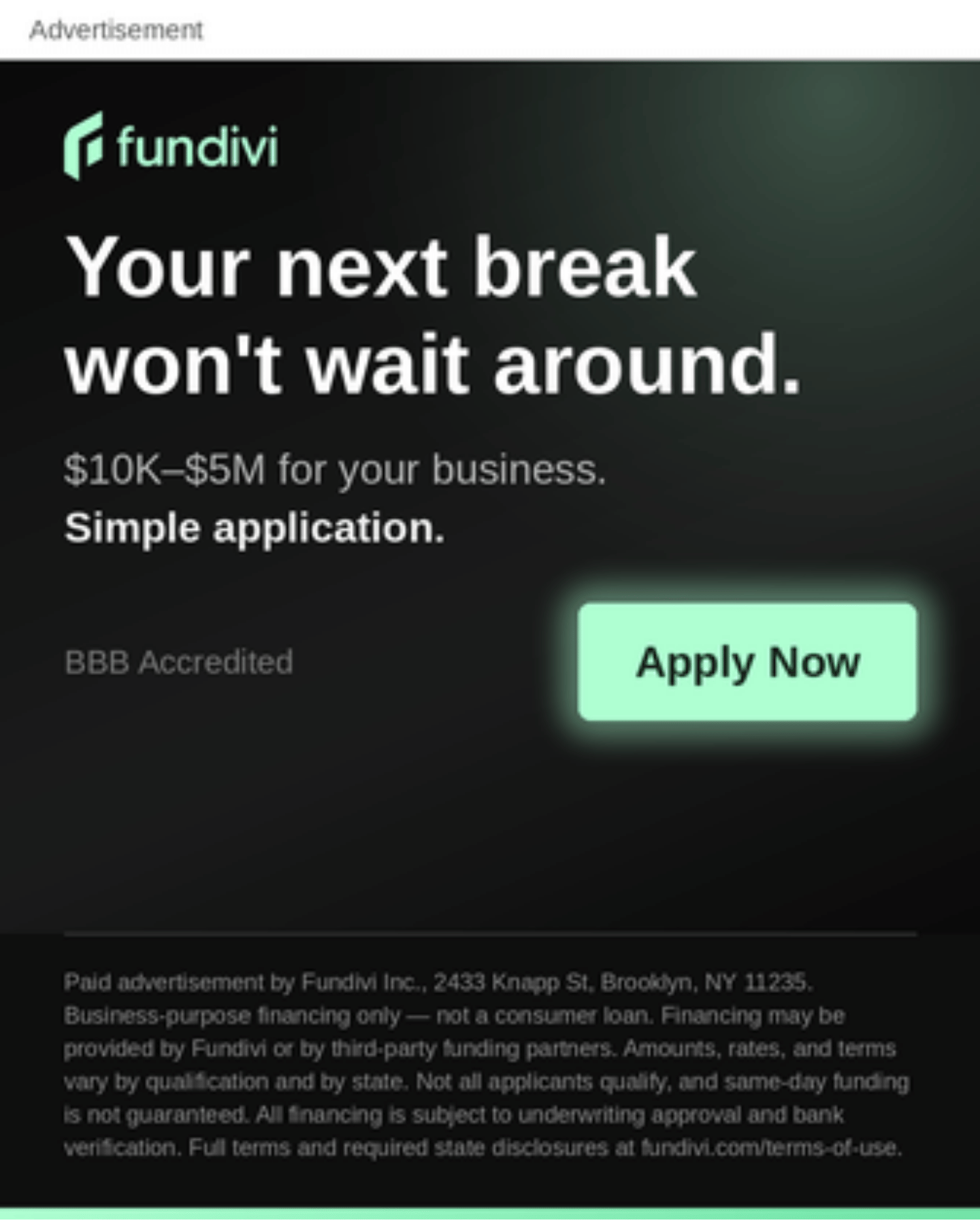Working capital loans for businesses
