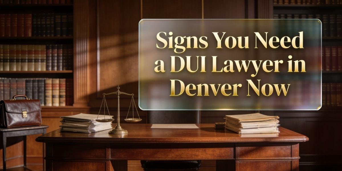 Signs You Need a DUI Lawyer in Denver Now
