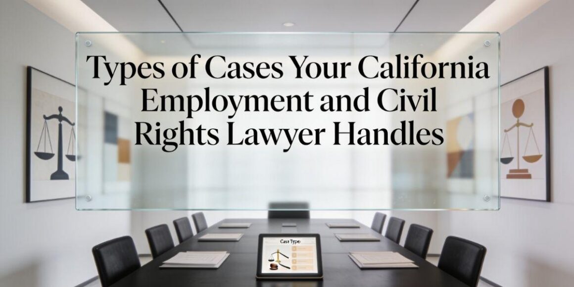 Types of Cases Your California Employment and Civil Rights Lawyer Handles