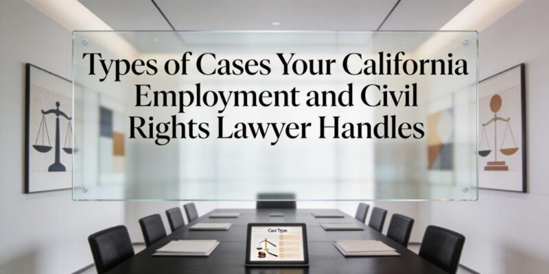 Types of Cases Your California Employment and Civil Rights Lawyer Handles