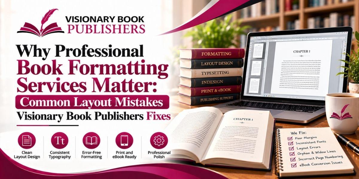 Why Professional Book Formatting Services Matter: Common Layout Mistakes Visionary Book Publishers Fixes